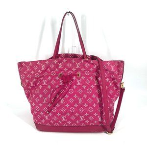 LOUIS VUITTON M40870 Monogram Denim Noefull MM Bucket Tote Bag/Drawstring Sho...